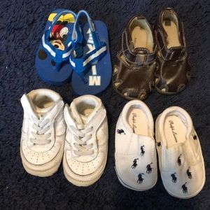 Bundle of toddler shoes